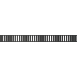 Решетка AlcaPlast PURE-850BLACK для трапа фото 
