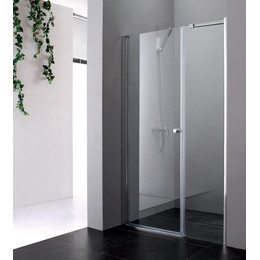Душевая дверь Cezares Elena B-11 140 см L/R хром/прозрачное фото 