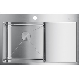 Кухонная мойка Omoikiri AKISAME 78-IN-L (4973060) 1,2 мм, нержавеющая сталь, Цвет производителя: нержавеющая сталь матовая фото 