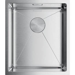 Кухонная мойка Omoikiri TAKI 38-U/IF-IN (4973043) 1,2 мм, нержавеющая сталь, Цвет производителя: нержавеющая сталь матовая фото 