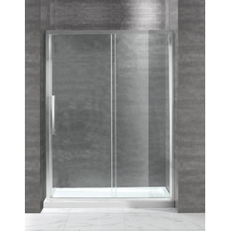 Душевая дверь Cezares Lux-Soft BF-1 150 см хром/прозрачное фото 