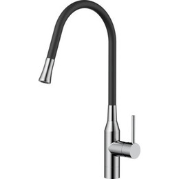 Смеситель для кухни Omoikiri Yatomi-BN-BL 4994247, сталь/черный фото 