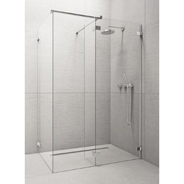 Душевое ограждение Radaway Euphoria Walk-in III 100х90 см, хром/прозрачное фото 