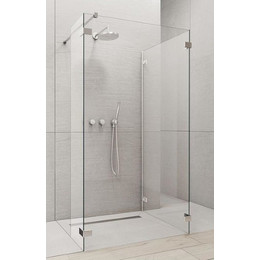 Душевое ограждение Radaway Euphoria Walk-in IV 100х90 см, хром/прозрачное фото 