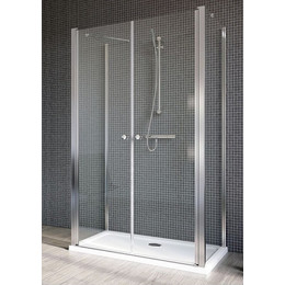 Душевое ограждение Radaway EOS II DWD+2S 100х100 см, хром/прозрачное фото 