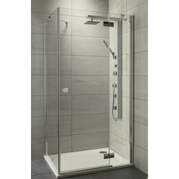 Душевое ограждение Radaway Almatea KDJ R 100х90 см, хром/матовое фото 