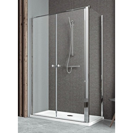 Душевое ограждение Radaway EOS II DWD+S1 120х80 см L/R, хром/прозрачное фото 