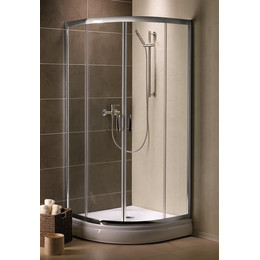 Душевое ограждение Radaway Premium Plus A 100х100х190 см, хром/матовое фото 