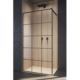 Душевая перегородка Radaway Modo New Black II Factory 120x200 см черный/прозрачное фото 