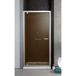 Душевая дверь Radaway Twist DW 100 см, хром/коричневое фото 