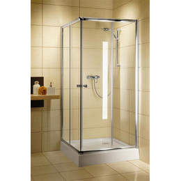 Душевое ограждение Radaway Classic C 90х90х185 см, хром/матовое фото 