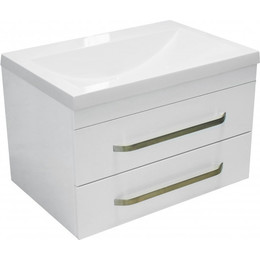 Тумба подвесная с раковиной Эстет Monaco 60 см, 2 ящика ФР-00002237 фото 