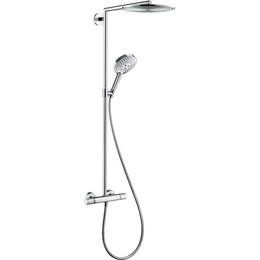 Душевая стойка с термостатом Hansgrohe Raindance Select 300 Air 1jet Showerpipe 27114000 фото 