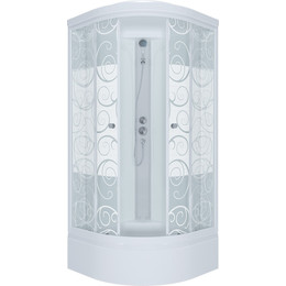 Душевая кабина Triton Стандарт В Узоры ДН4 100х100 см, белый/узор фото 