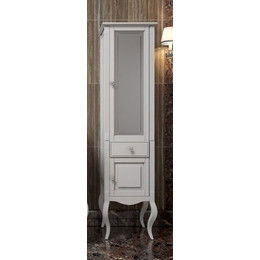 Пенал напольный Opadiris Лаура 45 см, правый, белый фото 