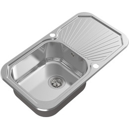 Кухонная мойка Oulin OL-307 1 мм, нержавеющая сталь фото 