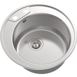 Кухонная мойка Oulin OL-R510 1 мм, нержавеющая сталь фото 