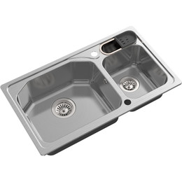 Кухонная мойка Oulin OL-H9818 0,8 мм, нержавеющая сталь фото 