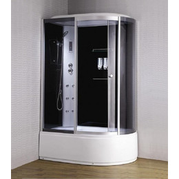 Гидробокс LORANTO CS-007-1 L 120х85 см, хром/тонированное фото 