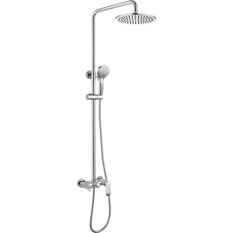 Душевая стойка Bravat Pure F6335369CP-A-RUS, хром фото 
