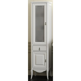 Пенал напольный Opadiris Лоренцо 45 левый, белый фото 