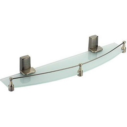 Полка стеклянная WasserKraft Exter K-5244 50 см, цвет светлая бронза фото 