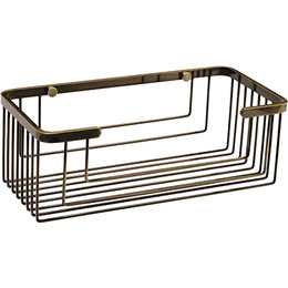 Полочка WasserKraft Exter K-744 25 см, цвет светлая бронза фото 