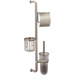 Стойка с держателем и ёршиком WasserKraft Ammer K-1448 фото 