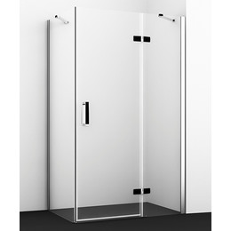 Душевое ограждение WasserKraft Aller 120х90 см R 10H07RBLACK, чёрный/прозрачное фото 