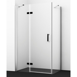 Душевое ограждение WasserKraft Aller 120х80 см L 10H06LBLACK, чёрный/прозрачное фото 