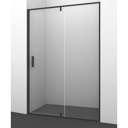 Душевая дверь WasserKraft Elbe 120 см 74P05, черный/прозрачное фото 