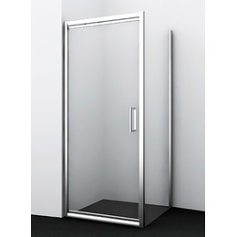 Душевое ограждение WasserKraft Salm 80х90 см 27I28, хром/прозрачное фото 