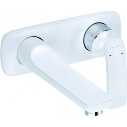Смеситель для раковины настенный Kludi Balance 185 мм 522469175, белый фото 