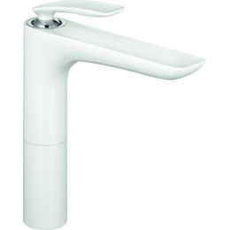 Смеситель для раковины высокий Kludi Balance 212 мм 522969175, белый фото 