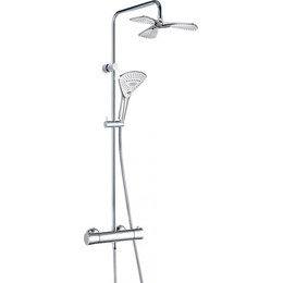 Душевая стойка с термостатом Kludi Fizz 6709605-00 фото 