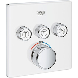 Смеситель для душа с термостатом Grohe Grohtherm SmartControl 29157LS0, белая луна фото 