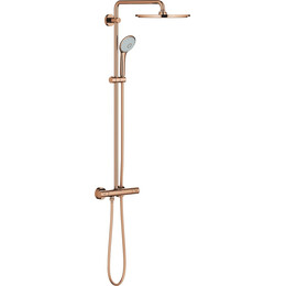 Душевая стойка с термостатом Grohe Euphoria XXL System 310 26075DA0, тёплый закат фото 