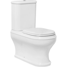 Унитаз-компакт Azzurra Charme CHVCMP000000BI с крышкой микролифт фото 