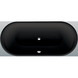 Ванна cтальная Bette Lux Oval 180х80 см 3466-035, чёрный фото 