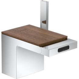 Смеситель для биде Axor MyEdition 47212000, хром/орех, Цвет производителя: хром, орех фото 