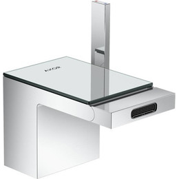 Смеситель для биде Axor MyEdition 47210000, хром/зеркальное стекло, Цвет производителя: хром, зеркальное стекло фото 