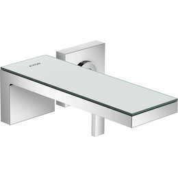 Смеситель для раковины настенный Axor MyEdition 47060000, хром/зеркальное стекло, Цвет производителя: хром, зеркальное стекло фото 