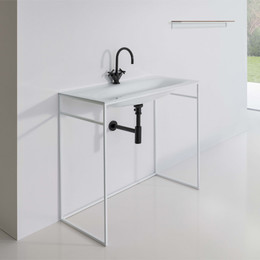 Раковина с каркасом Bette Lux Shape 60 см A170 HLW1 фото 