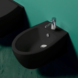 Биде подвесное Simas Lft Spazio LFT19 nero*1 фото 