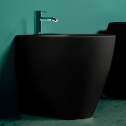 Биде напольное Simas Lft Spazio LFT21 nero*1 фото 