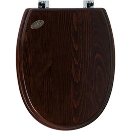 Сиденье с крышкой для унитаза Simas Arcade микролифт, цвет дерево AR008noce/cr фото 