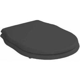 Сиденье с крышкой для унитаза Artceram Hermitage микролифт HEA005 03 71 nero/cr фото 