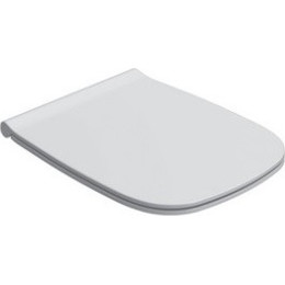 Сиденье с крышкой для унитаза Globo Genesis микролифт GN020.BI bi/cr фото 