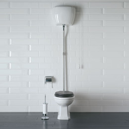 Унитаз-компакт слив горизонтальный Globo Paestum PA002.BI (высокий бачок) фото 