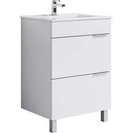 Тумба напольная с раковиной Aqwella Бриг 60 см Br.01.06/2/W фото 